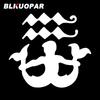 BLKUOPAR Zodiac Sign Aquarius Car Sticker Decal Surfboard Graphics RV Car Lable  Occlusion Scratch  Windows Trunk Laptop Bumper