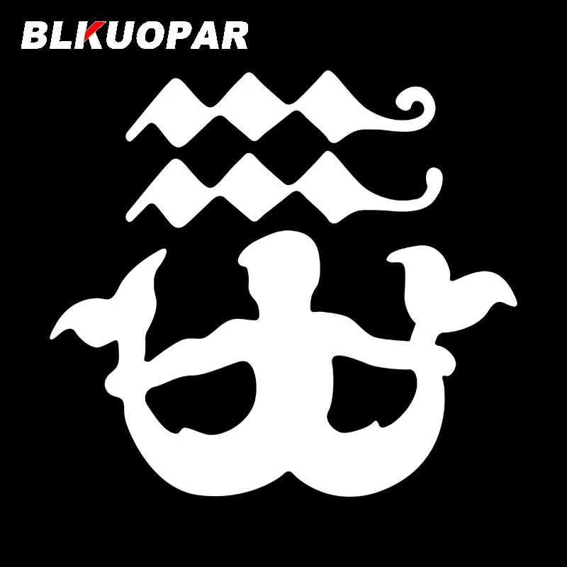 BLKUOPAR Zodiac Sign Aquarius Car Sticker Decal Surfboard Graphics RV Car Lable  Occlusion Scratch  Windows Trunk Laptop Bumper