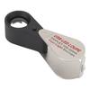 Juwelierslupe 10X Silber Tragbar Wiederaufladbar 4 Lichtmodi K9 Glas Faltbare Lupe