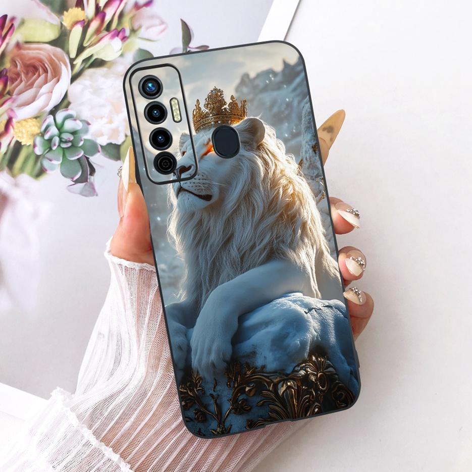 For Tecno Camon 17 Pro Case CG8 CG8h Luxury Butterfly Tree Painted Cover Soft Silicone Case For Tecno Camon 17P Camon17 Pro Bags