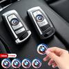 BBKP7 11mm 14mm 5/10pcs Car Remote Key Emblem Sticker For BMW 50th Anniversary M Power I3 G08 F15 F16 G20 E34 F94 F95 G30 G11 G12 E36