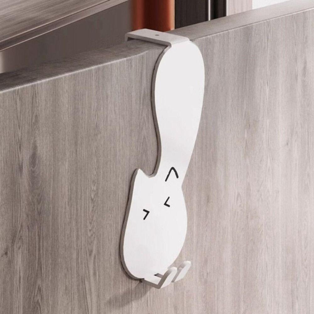 

Iron Hanging Coat Storage Hanger Silver Door Back Hook Creative Cat Storage Hook 5