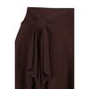 Brown Ruffle Detailed Flounce Mini Knitted Skirt Twoaw24et00214