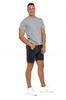 T-Shirt Men's Cotton Short Sleeve 6XL Light Grey Melange