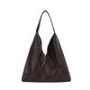 Vintage Soft Leather Women's Large Capacity Shoulder Bag - Stylish, Versatile Tote for Casual or Work Commute