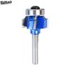 6.35mm1/4 Shank Round Router Bit R1 R2 R3 4 Corner Woodworking Milling Cutter Trim Knife Edge Alloy Steel Classical Cutter Bit