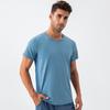 New Men'S Polo Shirt Made Of Pure Cotton With Dropped Shoulders High-Quality Loose Fit For Fitness Versatile For Daily Exercise Short Sleeved Casual