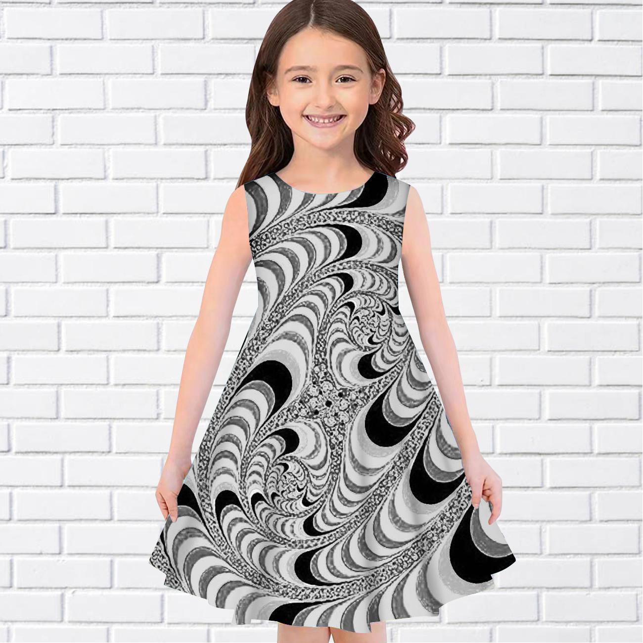 

Платья с 3D павлином для девочек, детское праздничное платье принцессы без рукавов для девочек, майка для девочек старше четырех лет 130 серый