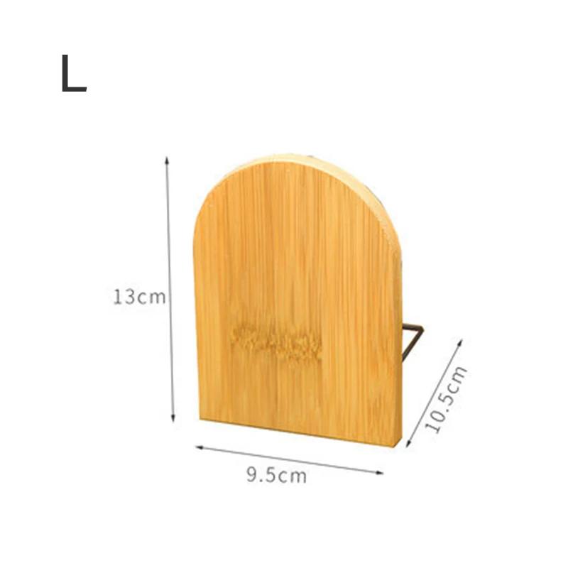 Nature Bamboo Desktop Organizer Bookends Book Ends Stand Holder Shelf Bookrack for use