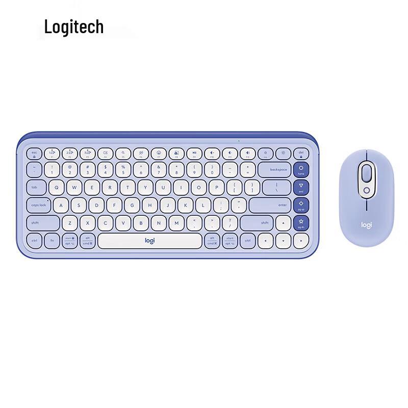 

Logitech POP ICON COMBO Wireless Keyboard and Mouse Set