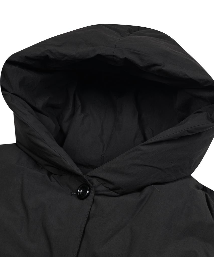 Typeservice Cotton Hooded Puffer Jacket [Black]