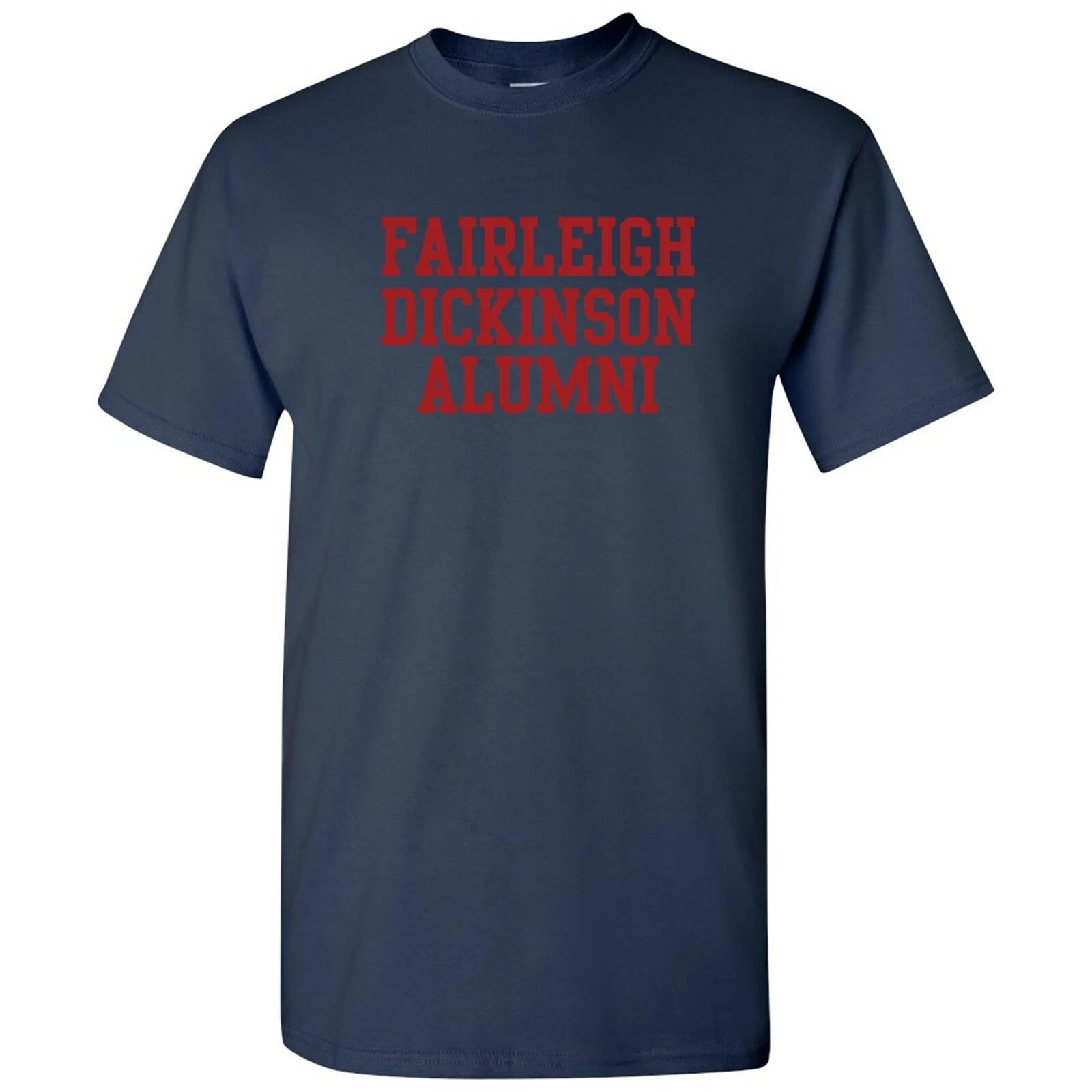 Fairleigh Dickinson Knights Devil Alumni Block T-Shirt - Navy 4XL