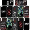 Husă Telefon pentru Samsung Galaxy S25 S24 S23 iPhone 16 15 Xiaomi Redmi Note 14 13 12 16E X 11 Pro Max OPPO Moto G85 Huawei A15Berserk Guts Husă Desen Animat