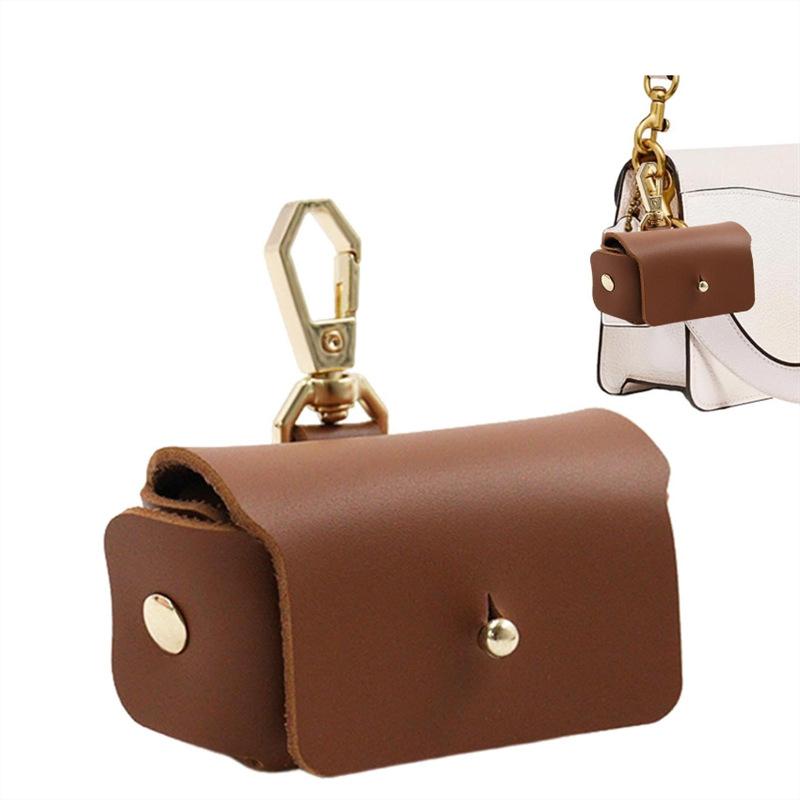 Wedding Ring Storage Bag, Buckle Leather Engagement Ring Bag, Jewelry Packaging Bag