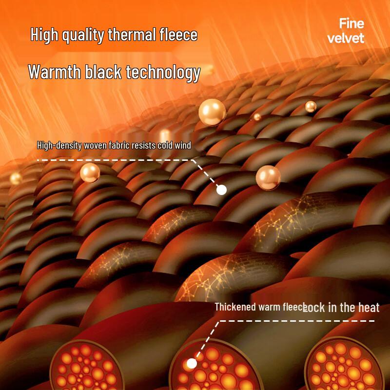 VANCL Men's Winter Warm Fleece-Lined Jogger Sweatpants