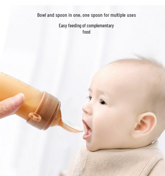 Silicone Baby Feeding Spoon & Teether for Rice Cereal and Puree