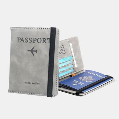 L.cate Passport Case Wallet Passport Wallet Card Holder Travel Essential Passport Cover LJA126