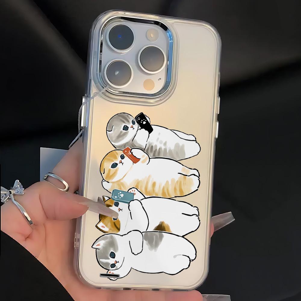 New Cute M-mofusands Cat Phone Case For Samsung Galaxy A73 A16 A06 A35 A55 A25 A05S A15 A56 A54 A36 A34 A24 A26 4G 5G Soft Cover