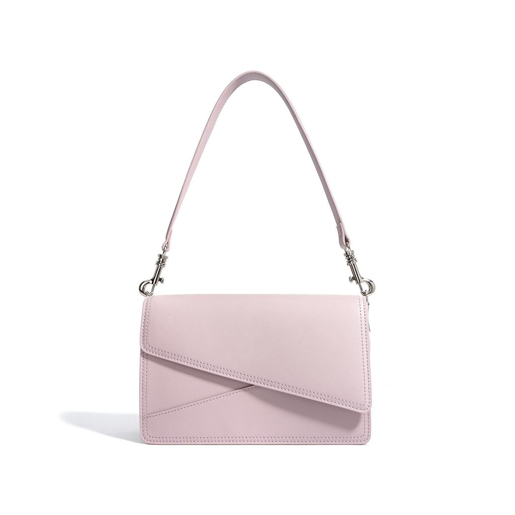 Simple Color-blocking Commuting Single-shoulder Spring and Summer Underarm Bag, Crossbody Versatile Leather