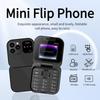 I16 Pro Dual SIM Non-smartphone Foldable Flip Pushbutton Phone MP3 Magic Voice Flashlight Speed Dial Senior Clamshell CellPhone