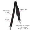 Nylon Taschengurt Herren Taschen Schultergurte Aktentasche Laptop Umhängetaschen Gürtel Zubehör Gepolstert mit Metall Drehhaken 155cm