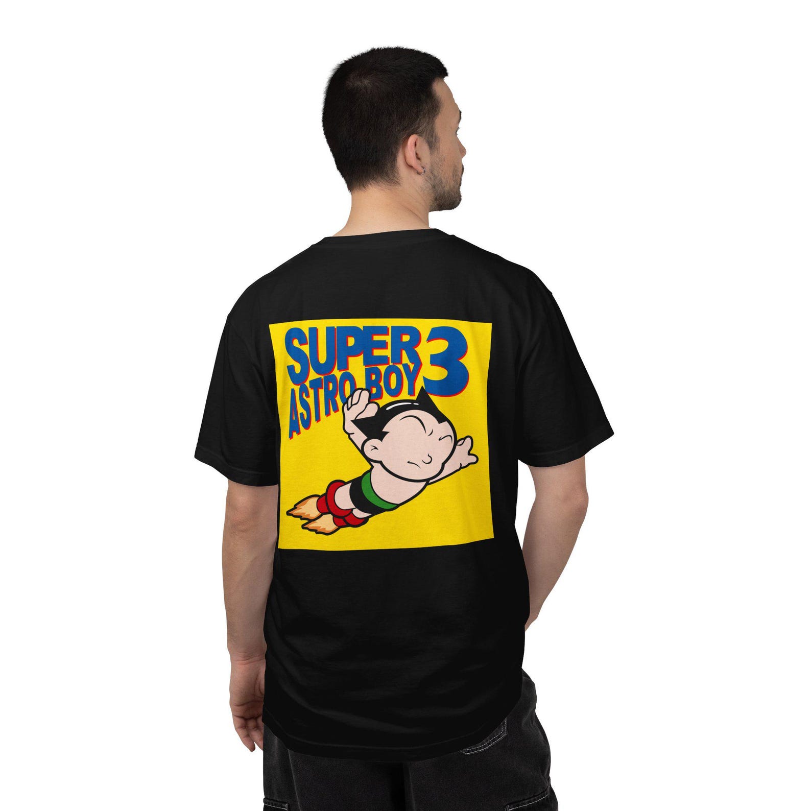 Super Astro Boy 3 T-Shirt | Retro Manga Japanese Cartoon Streetwear Tee M