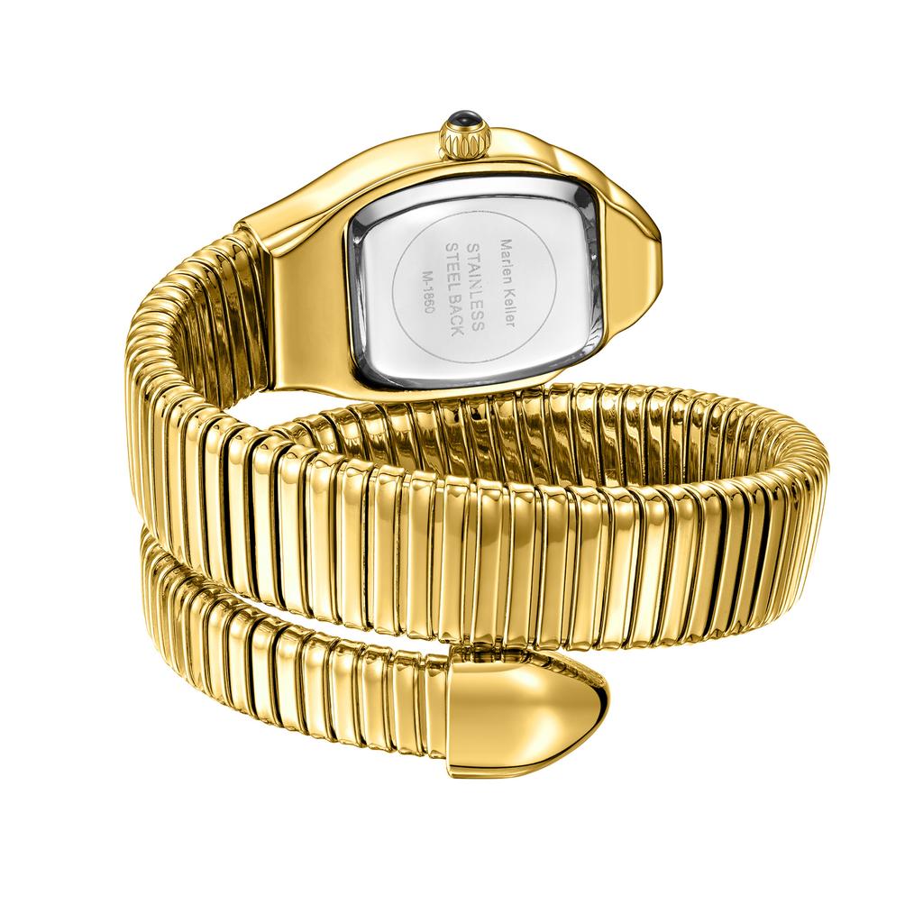 Watches Women Luxury Diamond Unique Snake Shape Waterproof Quartz Ladies Watch Clock