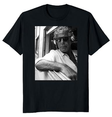 NEW LIMITED Anthony Bourdain Chef Novelty Heavy Cotton Tee