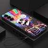 Colorful Skeleton Pattern Case For Samsung Galaxy S26 S25 Ultra S24 S23 S22 Plus S21 FE A15 A16 A17 A35 A36 A54 A55 A56 5G Soft Cover