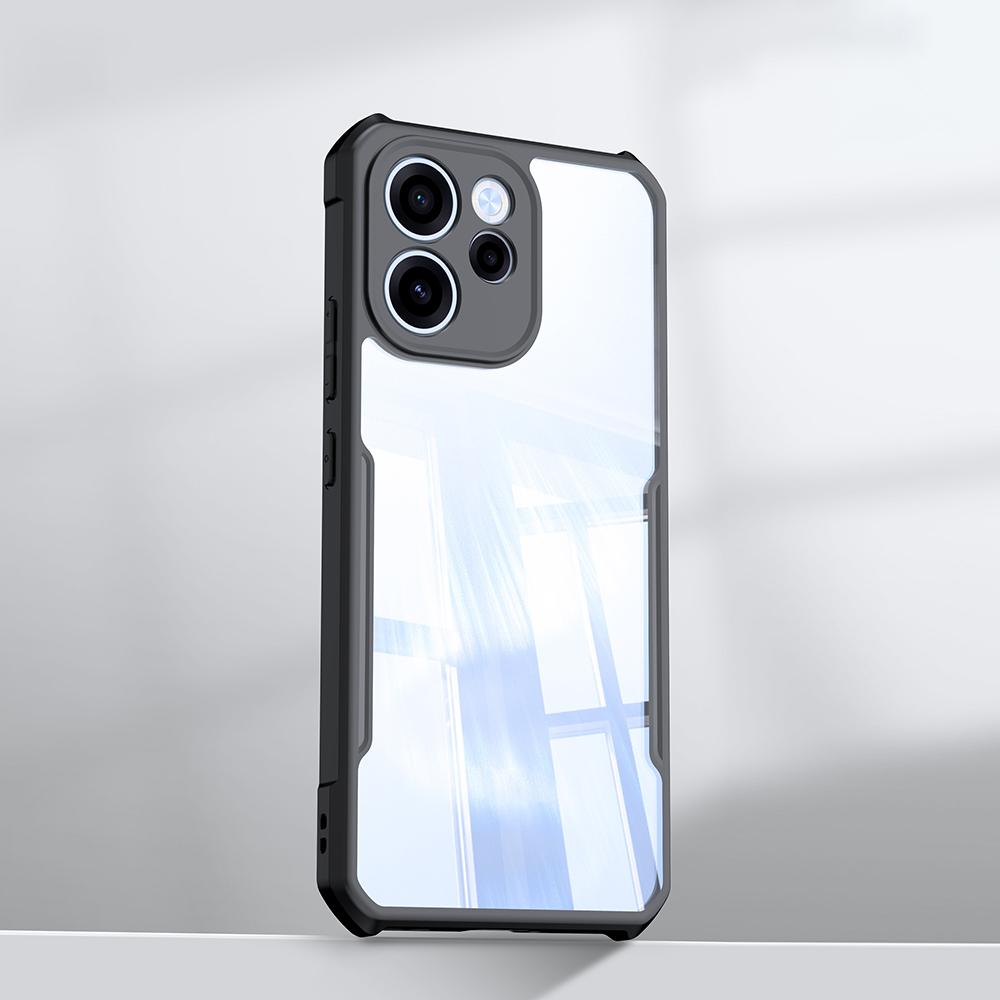 XUNDD For Oppo Reno15 F 5G Case Dropproof TPU + Acrylic Clear Back Phone Cover