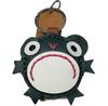Frog Handmade Leather Bag Cowhide [deaizaka.biz] Keychain, Leather, Puffy, Cute, Charm, 100%