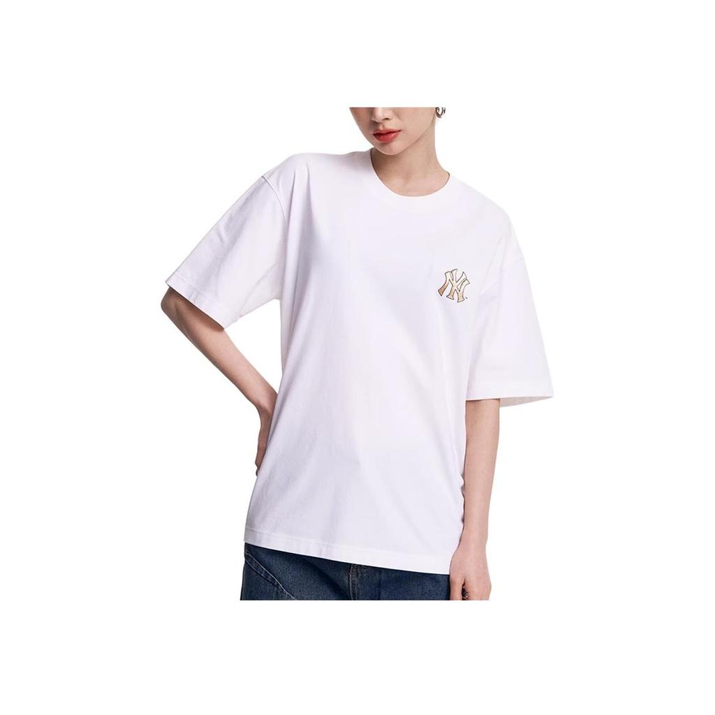 New MLB New York Yankees T Shirt Unisex Standard White 3ATSQ0151-50WHS