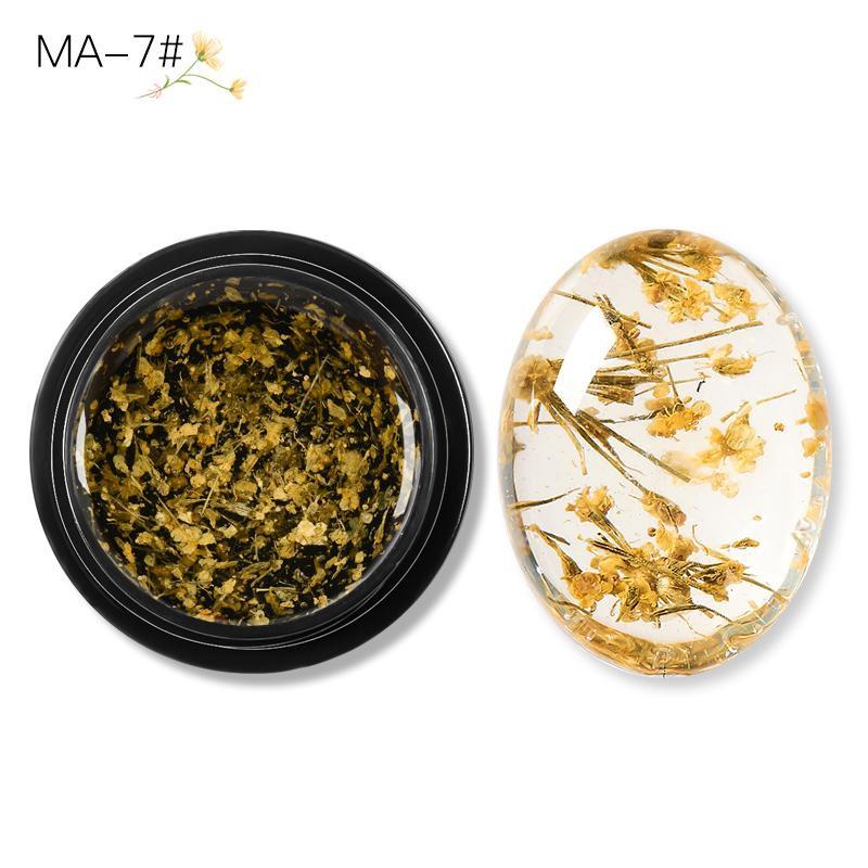 

MEET ACROSS 7 мл блестящий гель-лак для ногтей с сушеными цветами, красочный замачиваемый УФ-гель для ногтей, сделай сам, живопись, цветочный дизайн ногтей, лаки для маникюра MA-7