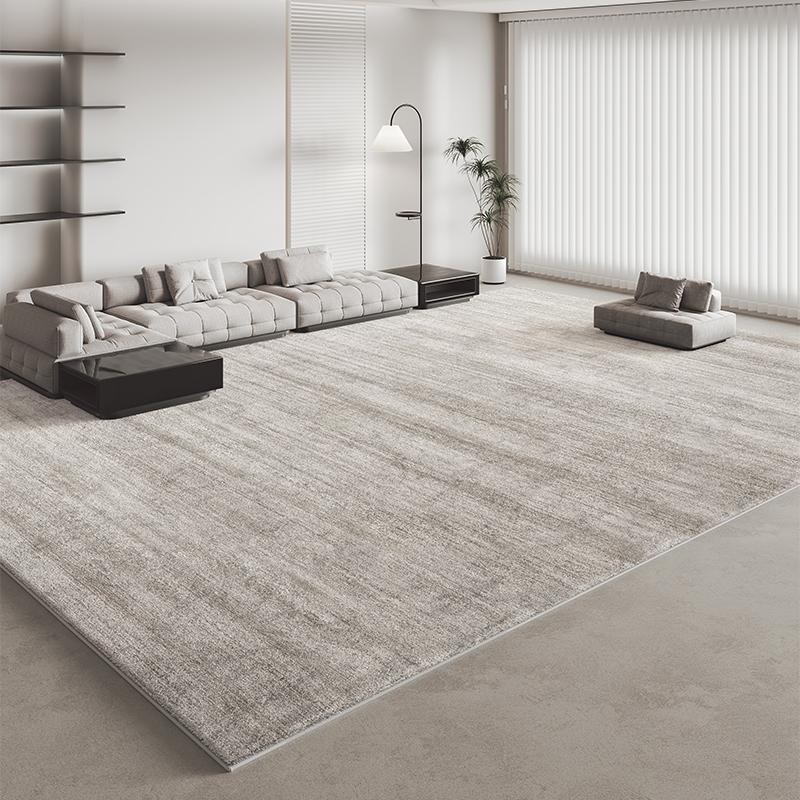 Italian Minimalist Carpets for Living Room Light Luxury Bedroom Decor Plush Carpet Fluffy Soft Grey Area Rug Home Thickened Mat