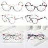 Flowers Elegant Reading Glasses Eye Protection Presbyopic Glasses Anti-Blue Light Eyeglasses