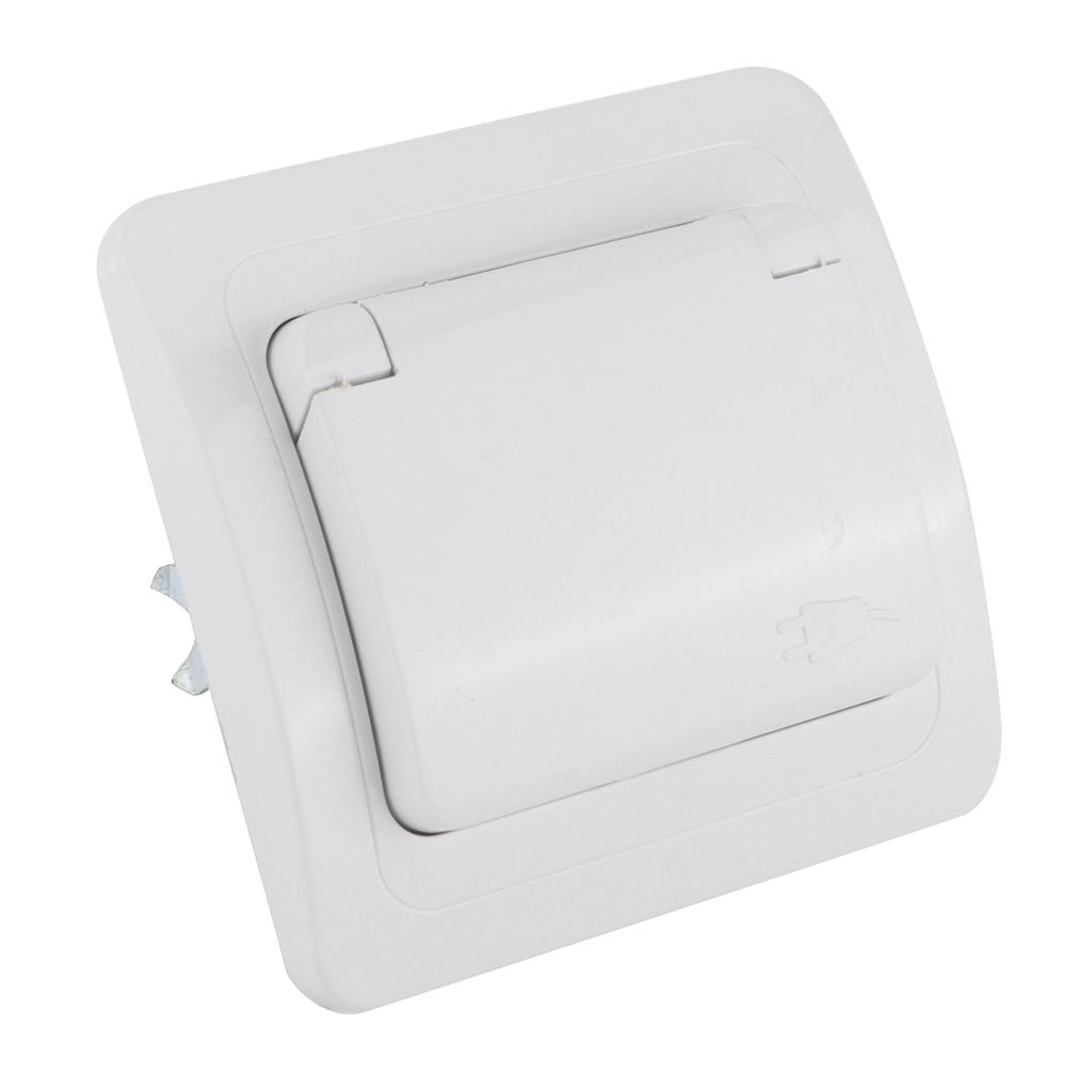 16A 250V Power Outlet Box Socket Accessory Moistureproof for Marine Truck Camper Yacht