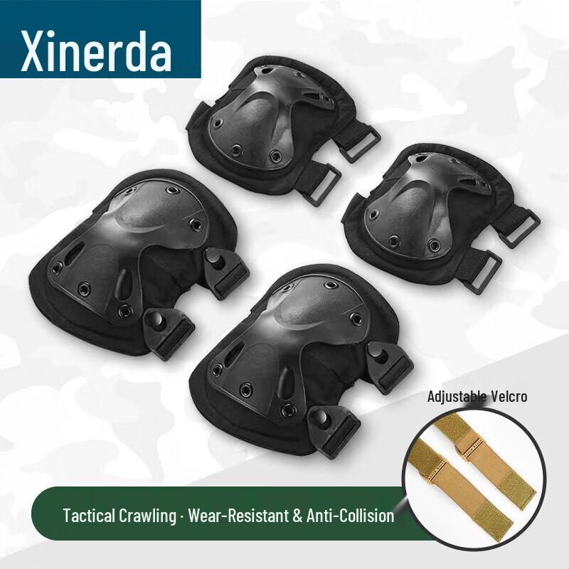 Tactical Elbow and Knee Pads Set