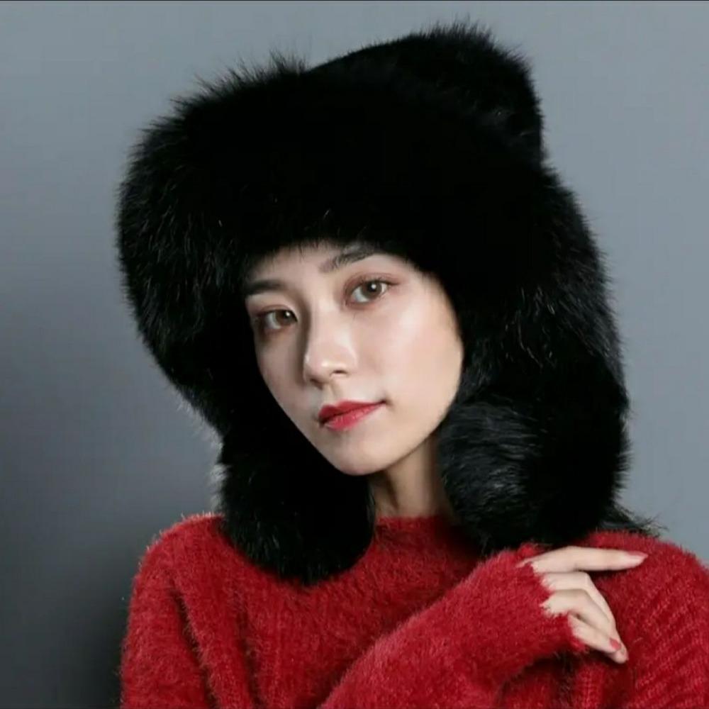 High-end Women's Hats New Warm Thickened Caps