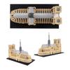 LULUFUN Katedra Notre Dame Mini Bloki Budowlane Mini Zamek 3D Notre Dame de Paris Montaż Dzieci i Świętowanie Nowe Urodziny Prezent Świąteczny Zabawka,