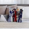 R-RWBYS Kissenbezug Anti-Milben Kissenbezug Versteckter Reißverschluss Seidiger Kurzflor Sofa Kissenbezug