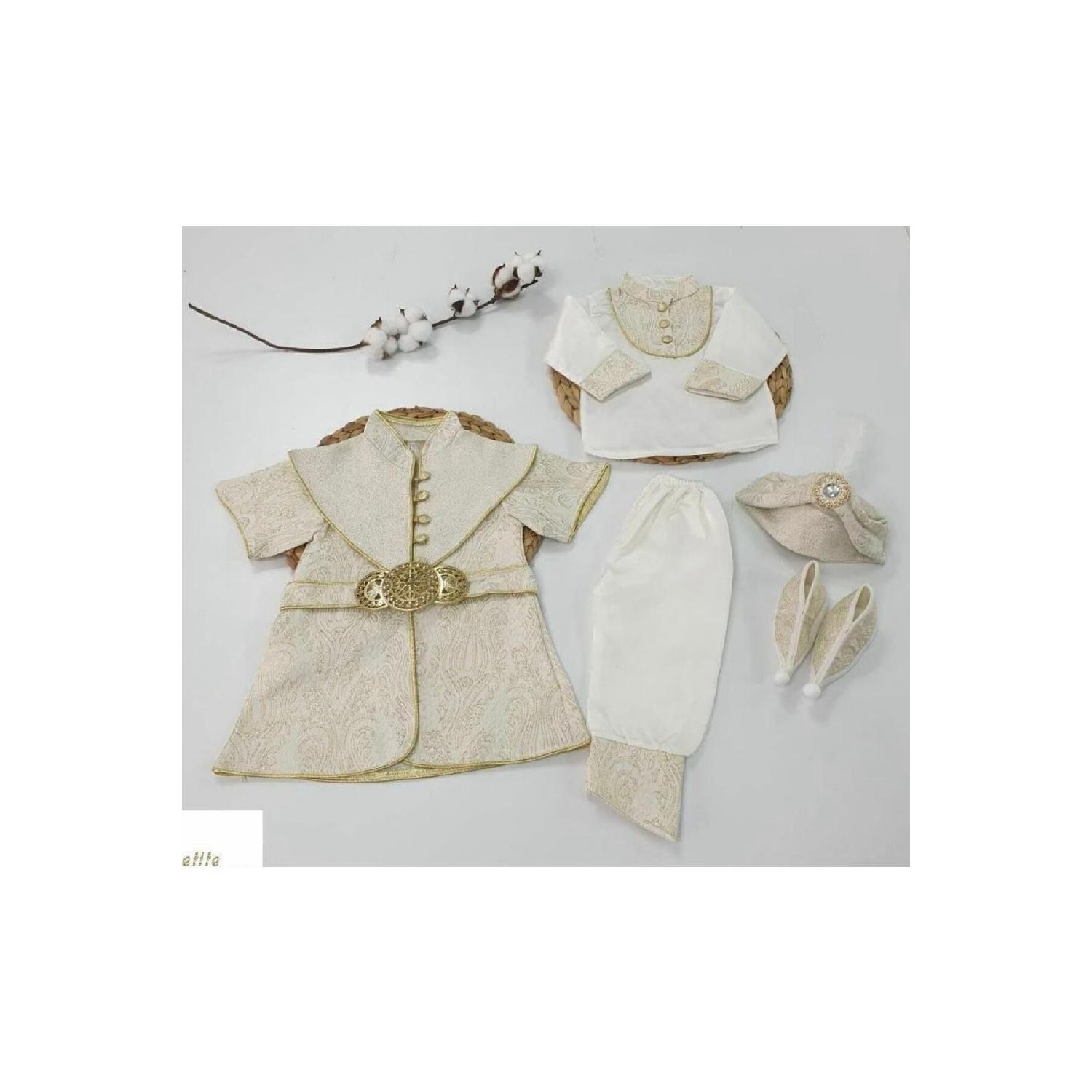 

ehzade Baby Baby Mevlt And Circumcision Clothes Mevltlk Circumcision Team 0-6 Ay екрю