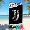Beach Towel with Juventus FC Logo Pattern - Soft,absorbent,machine Washable Lightweight&Modern,swimming,Travel Essentials