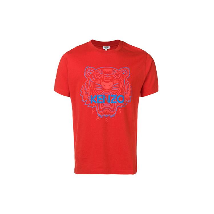 KENZO T-Shirts Men's Crew Neck Moderate Straight Fit F955TS0354YE-21