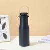 Stainless Steel Vacuum Insulated Travel Water Bottle With Handle 470ml Double Wall Leakproof Sports Flask Outdoor Hiking Gym