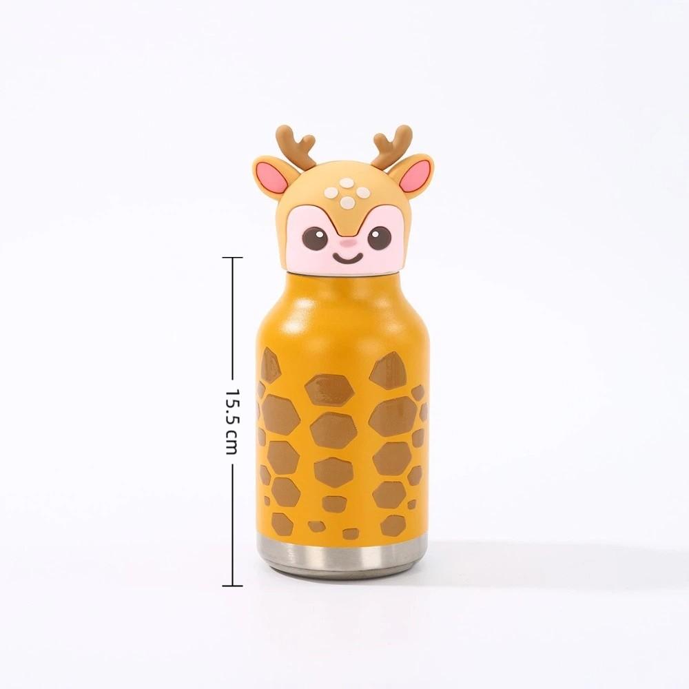 Cartoon Animal Shapes Insulated Water Bottle Student Water Bottle For School Office Home