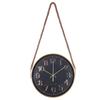 Simple Hanging Rope Wall Clock, Creative Fashion Clock, Wall Clock, Living Room Wall Clock, 12-inch Quartz Clock for Home Use