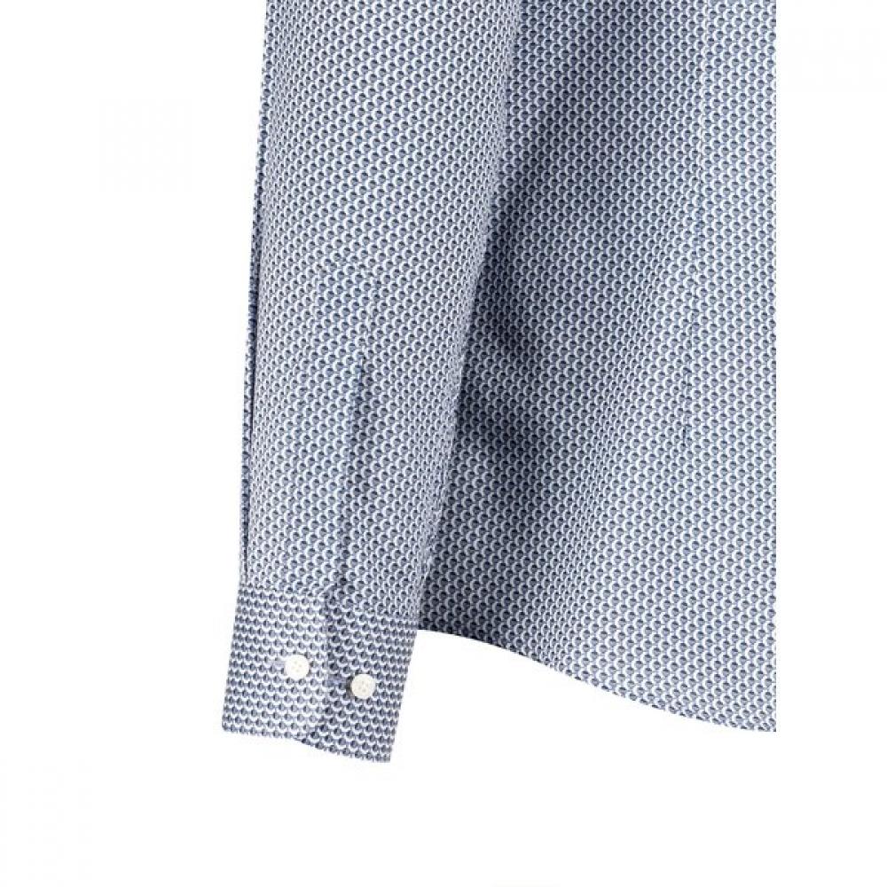 S.t. Dupont Flag Variation Motif Slim Fit Long Sleeve Shirt Se4sm21ls251sbu