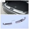 For Mazda CX-70 CX-80 CX-90 2025 2026 Stainless Steel Rear Trunk Bumper Protector Scuff Plate Door Sill Cover Trim Accessories
