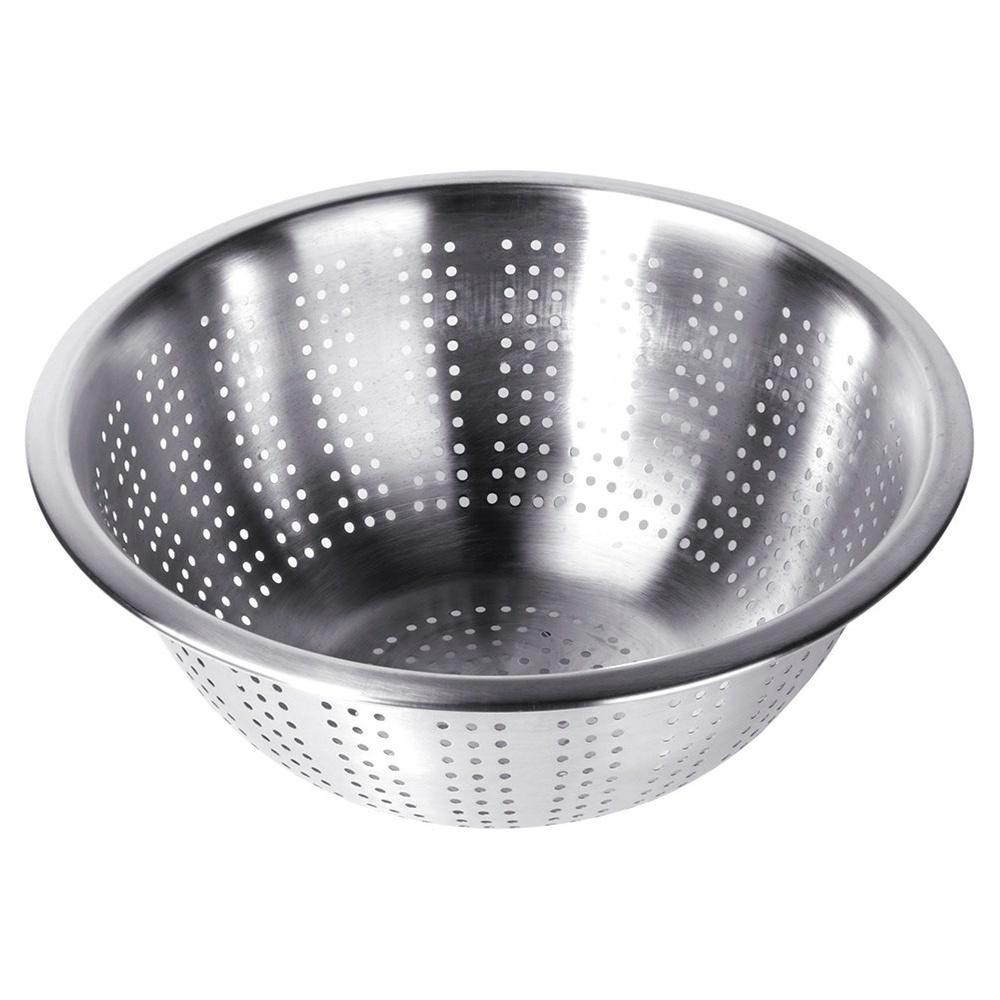 Kitchen Strainer Steel Colander Strainer for Straining Vegetables and Fruits 28 Cm