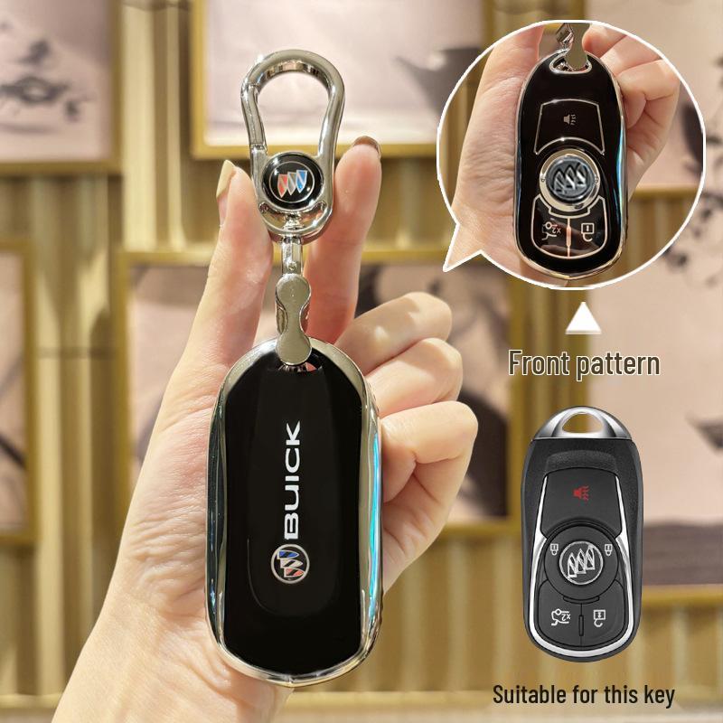High-End Key Case for Buick: GL8, Envision S, LaCrosse ES, Landzun, Verano Plus, Regal - Women's Edition.